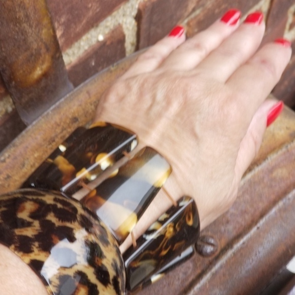 Tortoise‎ bangle duo - Picture 2 of 8